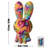 2023 Newest LED Night Light 16Color Rainbow Rabbit Night Light Touch Sensor Room Decor Cute Gift for Kids Children Table Lamp