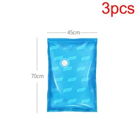 Powerful Vacuum Pump Clothes Storage Bag 55W Folding Compressed Electric Sealer Machine Vacuum Bag Space Saver Travel Organizer (Ships From: China, Color: 3pcs Small Bags)