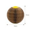 Free from EU Magic Organ Cat Scratching Board with Bell Cat Toy Grinding Claw Cat Play Scratch Climbing Frame Corrugated Paper