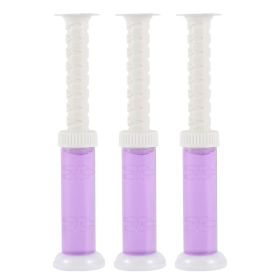 Flower Aromatic Toilet Gel Deodorant Small Flower Toilet Fragrance Deodorant Bathroom Remove Odors Household Cleaning Tools (Scent Type: 3pcs Lavender, Ships From: China)