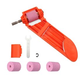 Grinding Wheel Drill Bit Sharpener Grinding Wheel Power Tool Hand Tools Nail Drill Bits Set Sharpener For Step Drill Accessories (Ships From: China, Color: Orange setx3 Wheels)