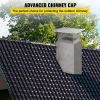 VEVOR Chimney Cap, Flue Caps, 304 Stainless Steel Fireplace Chimney Cover, Adjustable Metal Spark Arrestor with Bolts Screws, Mesh Chimney Flue Cover