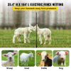 VEVOR Electric Fence Netting, PE Net Fencing with 14 Posts Double Spiked, Utility Portable Mesh for Goats, Sheep, Lambs, Deer, Hogs, Dogs, Used in Bac