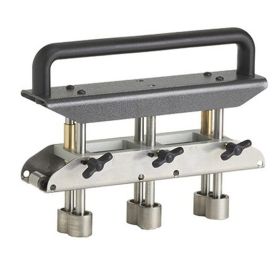 3 Station Edge Roller Bender Roofing Sheet Metal Bending Tool for 0â€‘90 Degree Angle 13â€‘130mm Bending (Option: as picture)