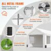 VEVOR Carport, Heavy Duty Car Canopy with Roll-up Ventilated Windows, Extra Large Portable Garage with Removable Sidewalls, Waterproof UV Resistant Al