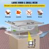 VEVOR Chimney Cap, Flue Caps, 304 Stainless Steel Fireplace Chimney Cover, Adjustable Metal Spark Arrestor with Bolts Screws, Mesh Chimney Flue Cover