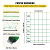 VEVOR Electric Fence Netting, PE Net Fencing with 14 Posts Double Spiked, Utility Portable Mesh for Goats, Sheep, Lambs, Deer, Hogs, Dogs, Used in Bac