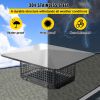 VEVOR Chimney Cap, Flue Caps, 304 Stainless Steel Fireplace Chimney Cover, Adjustable Metal Spark Arrestor with Bolts Screws, Mesh Chimney Flue Cover