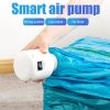 Powerful Vacuum Pump Clothes Storage Bag 55W Folding Compressed Electric Sealer Machine Vacuum Bag Space Saver Travel Organizer