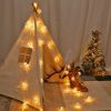 1pc; LED String Lights; Moroccan Hanging String Lights; Battery Operated Warm White Fairy Lights; For Indoor Decor; Home; Bedroom; Party; Wedding; Chr