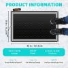 VEVOR Snow Melting Mat, 3 in/h Melting Speed, Heated Outdoor Mats for Winter Entrances, No-Slip Rubber w/Plug, Power Cord, Outlet Timer, Reflective St