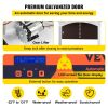 VEVOR Automatic Chicken Coop Door, Auto Open/Close, Gear Lifter Galvanized Poultry Gate with Evening and Morning Delayed Opening Timer & Light Sensor,