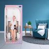 Portable Full Size  Infrared Sauna tent‚ÄìPersonal Home Spa;  with Infrared Panels;  Heating Foot Pad; Controller;  Foldable Chair ; Reading light.Eas