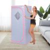 Portable Full Size  Infrared Sauna tent‚ÄìPersonal Home Spa;  with Infrared Panels;  Heating Foot Pad; Controller;  Foldable Chair ; Reading light.Eas