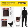 VEVOR Automatic Chicken Coop Door, Auto Open/Close, Gear Lifter Galvanized Poultry Gate with Evening and Morning Delayed Opening Timer & Light Sensor,