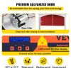 VEVOR Automatic Chicken Coop Door, Auto Open/Close, Gear Lifter Galvanized Poultry Gate with Evening and Morning Delayed Opening Timer & Light Sensor,