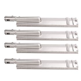 4 Pcs Gas Grill Burner 304 Stainless Steel High Strength Heat Resistant BBQ Grill Burner Tubes (Option: as picture)