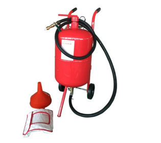 10 Gallon Sandblasting Machine (Color: Red)