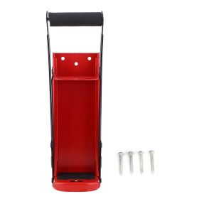 500ML Can Crusher Red Steel Rubber Handle Plastic Bottle Recycling Tool with Opener (Option: as picture)