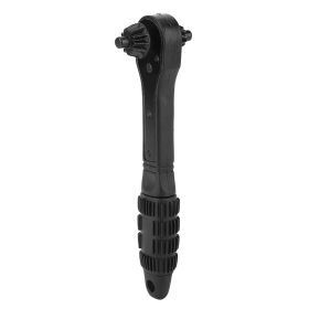 2 In-1 Drill Chuck Key Wrench Dual Use Ratchet Spanner 12.7mm 17.5mm for Power Tools (Option: as picture)